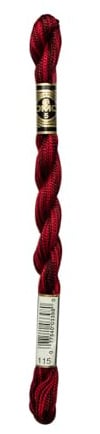 DMC Pearl Cotton Skein Size 5 27.3yd-Variegated Garnet