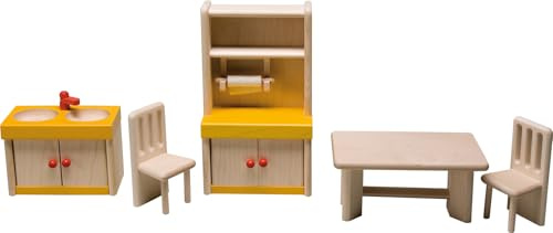 Rülke Holzspielzeuge 22211 Minipuppenzubehör, holzfarben