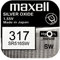 Maxell 317/SR516SW - Batteria da orologio all'ossido di argento