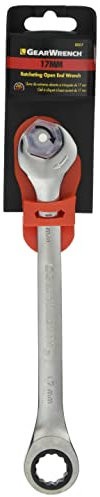 GearWrench Chiave combinata a cricchetto con estremità aperta, 17 mm, 12 punti, 85517