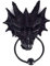 Nemesis Now, Schwarz Türklopfer, Drache, 23,5 cm, Polyresin, 20 cm