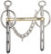 Harry´s Horse Liverpoolkandare 3 Schlüssellöcher 14mm Gold Messing, Größe:12.5
