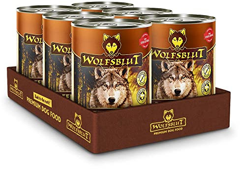 Wolfsblut - Deep Glade - 6 x 395 g - Rothirsch und Wasserbüffel - Nassfutter - Hundefutter - Getreidefrei