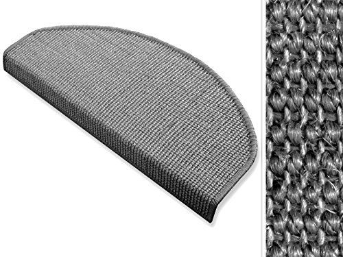 Floordirekt Sisal Stufenmatten Grau Größe: 25x65cm