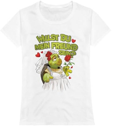 Sascha Grammel - Girlie Shirt - Willst Du mein Freund sein? - Weiß - M