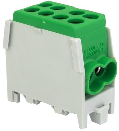 1 Stk. Hauptleitungs - Abzweigklemme für Schiene 1/2 M2 grün FVK-25 GREEN XBS 0800/1661