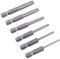 Professional 6pcs Magnetic Screwdriver Bits Set S2 Alloy Steel Flat Head 2.0-6.0mm 1/4 Hex Shank UK Trade Quality for Drill Driver Socket Wrench