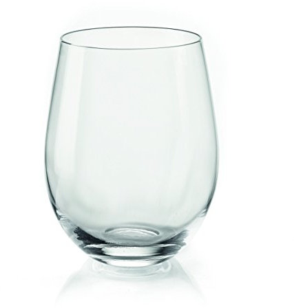 Guzzini GZ10620000 Set 2 Bicchieri Vino Tumbler in Vetro