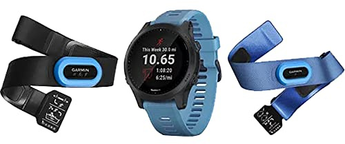 Garmin Forerunner 945 Triathlon Bundle blau