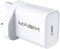 MAGIX MGXW154B Wall Charger PD Quick Charge 3.0 30W , USB Type-C, AC 100-240V to DC 5V 9V 12V 15V 20V (Qc 1.0 2.0 Compatible) (UK Plug)(White)