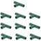 10 Stück Steckverbinder Rohrverbinder Verbindungsstücke, PVC Eckverbinder, für Gewächshäuser Rahmen Regale (3 Wege Niveau - 16mm)