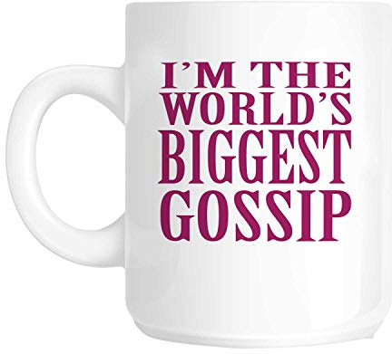 Charisma creative I'm The Worlds Biggest Gossip Novelty Fun Mug