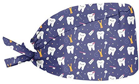 Coloranimal Krankenschwester-Mütze, Cartoon-Design, Einheitsgröße Gr. Einheitsgröße, Zahnarzt