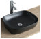 MOB-IN Vasque Salle de Bain à Poser rectangulaire 48 cm Noir - Tom
