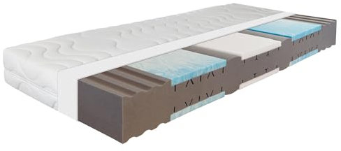 BeCo Matratze 120x200 cm Vision Top Komfortschaum H4, Oeko-TEX Standard 100, Made in Germany, 100 Nächte Testschlafen