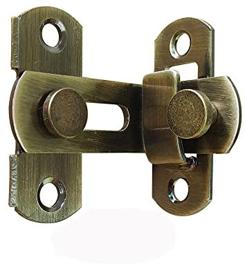 KAFENDA Serrure de porte de grange Loquet de porte à angle droit à 90 degrés Serrures et loquets de porte coulissante