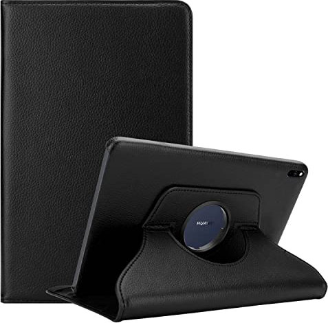 Cadorabo Funda Tableta para Huawei MatePad Pro (10.8 Zoll) in Negro SAÚCO - Cubierta Proteccíon en Estilo Libro SIN Auto Wake Up con Función de Suporte e Cierre Cinta Elástica