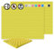 Arrowzoom 96 Akkustik Platten Akkustikschaumstoffmatten Akustikschaumstoff 50x50x5cm Dämmung Pyramide Noppenschaumstoff Breitbandabsorber Foam Feuerhemmend Tonstudio Schallabsorbierende Gelb