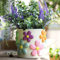 GUGUGO Colorful Flowers Planters Cute Unique Rainbow Planter with Drainage,Vintage Retro Eclectic Flower Plant pots for Indoor Plants and Succulent,Boho Modern Home Décor