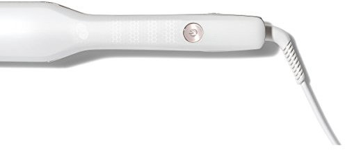 T3 SinglePass X – Stylingeisen aus spezieller Keramikmischung + Glätteisen mit Ionentechnologie für breitflächiges Haareglätten bei langem, dickem oder grobem Haar, weiß/roségold, 38 mm