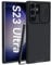 imluckies Für Samsung Galaxy S23 Ultra Hülle mit Kameraschutz Schiebe, Hard PC Stoßfeste Handyhülle mit Kamera Abdeckung Schutzhülle, Weicher Stoßfänger Slim Case für Galaxy S23u 6,8 5G 2023, Schwarz