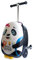 Flyte Scooter Koffer - 2-in-1, 45 cm Reisekoffer Kinder, 25 Liter Fassungsvermögen Kinderkoffer Handgepäck, Reisetasche Kinder mit Rollen, Hartschalenkoffer Kinderreisetasche - Penni der Panda