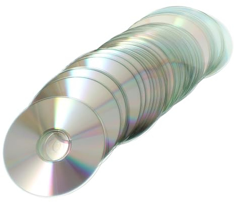 Didiseaon 50pcs Hand Decorated Discs Christmas Decor Rocky DVD Music Decor Handmade DIY Discs Blank Discs Craft DIY CD Discs Craft Material CD Discs for Home Shop Bird CD Discs CD
