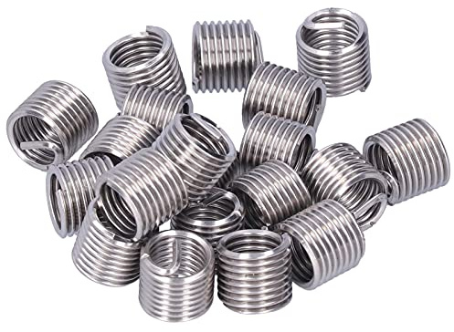 20 pcs M12 X 1,75 Gewinde Reparatur Set, Schrauben und Hülsen(1,5D) | Sortiment an Edelstahl Drahteinsätzen, Metrische und Zoll Umwandlungs Drahtgewindeeinsätze