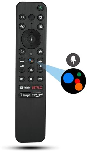 Replacement Voice Remote Control RMF-TX800U Compatible for Sony A80K X80K X95K X90K X85K 4K 8K 2022 XR-65A80K RMF-TX900U HDR LED Smart TV