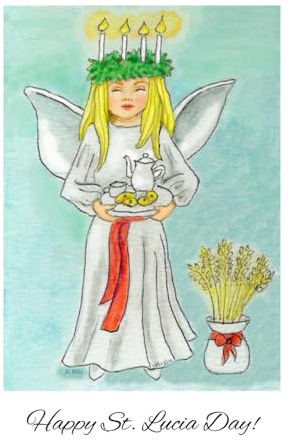 St. Lucia Day Journal Notebook 6 x 9 120 Lined Pages Image: 2011 Advent: Gift for St. Lucia Day or St. Lucy Day on December 13th