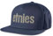 Etnies Corpback Flat Peak Cap in Marineblau/Hellbraun, Marineblau/Tan, Einheitsgröße