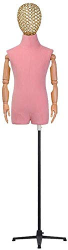 Schaufensterpuppe, Schneiderpuppe, Schneiderpuppe, weibliche Schaufensterpuppe, Torso, Körper, Display, Kinderkleidung, Modell, drehbarer Arm, Schneiderpuppe (Rosa)