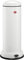 WESCO Poubelle Big Baseboy de couleur blanche, tôle d'acier revêtue par pulvérisation, volume de 30 litres, amortisseur intégré, pédale en métal avec surface de marche en caoutchouc