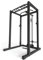 Atletica R7-Base Plate Power Rack | Power Rack mit Latzug-/Ruderstation, Multi-Grip Pull-Up Bar & J-Hooks | 128 kg Eigengewicht | Modular erweiterbar Größe 220 cm