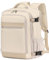 KLOSTAIN Sac à Dos Voyage Cabine Avion 45x36x20 pour Easyjet 30L Bagage Cabine Grande sous Siège Bagage à Main Homme Femme Sac à Dos pour Ordinateur Portable 15.6 Pouces Couleur Beige