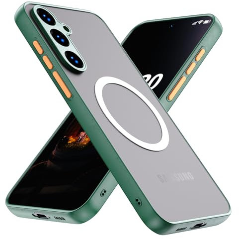 WATACHE Coque de Protection Antichoc Robuste pour Samsung Galaxy S24 FE 5G 2024(Vert)