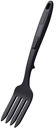 Tenedor flexible de silicona resistente al calor tenedor de cocina apto para lavavajillas Horquilla de cocina antiadherente para hornear y mezclar