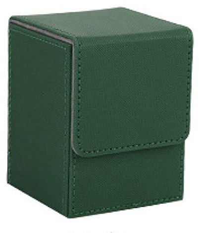 Xtahdge Karten Etui Deck Box Karten mit HüLlen Deck Spiel Box für Yugioh Binder: 100+, GrüN