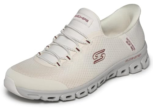 Skechers Damen Glide-Step - Vibey Hands Free Slip-insSneaker | Freihändige Slip-Ins, Gleitschritte, luftgekühlter Memory-Schaum, maschinenwaschbar, Wandern, Trail, lässig, ohne Binden