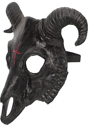 Holibanna Ziegenmaske Halloween Tierförmige Maske Feiertagspartymaske Cosplay-maske Für Kinder Und Erwachsene