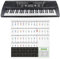 Piano Keyboard Stickers 88/61/54/49/37 Keys, Removable Piano Key Stickers Keyboard Note Labels Sticker for Beginners Colorful