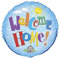 Unique Party 45,7 cm Folienballon mit Welcome Home-Aufschrift
