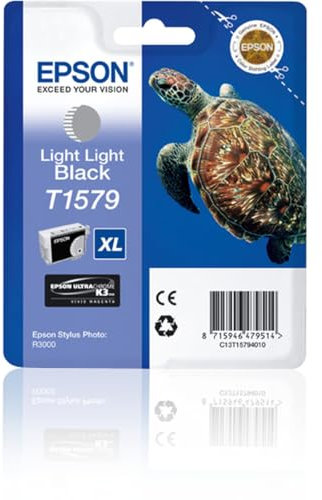 Epson T1579 Tintenpatrone Schildkröte, Singlepack, hell hell schwarz