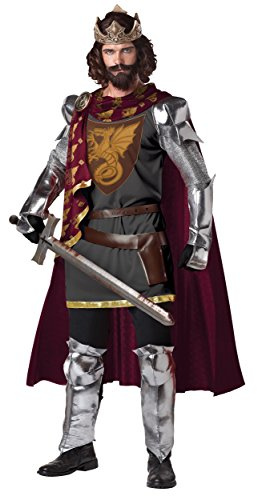 California Costumes Herren King Arthur Kostüm für Erwachsene