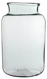 Vase de décoration Vienne- Transparent - Mica, Verre, Transparent, H 40 cm D 23 cm