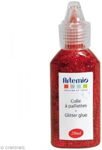 Artemio GG005 Colla Glitterata, Rosso