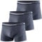 BRUBECK 3er Pack Herren Boxershorts | Atmungsaktiv | Sport | Unterhose | Funktionsunterwäsche | Briefs | Retro | 41% Merino-Wolle | BX10430, Größe:L, Farbe:Marineblau