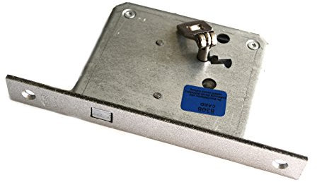 BKS Schiebetürschloß Nr.0372 BBT,55mm mit Zirkelriegel u.Klappringschlüssel Stulp 20x172mm, nickelsilber 03720019