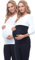 Be Mammy Damen Bauchband 169 2er Pack (Schwarz/Weiß, 44/46)