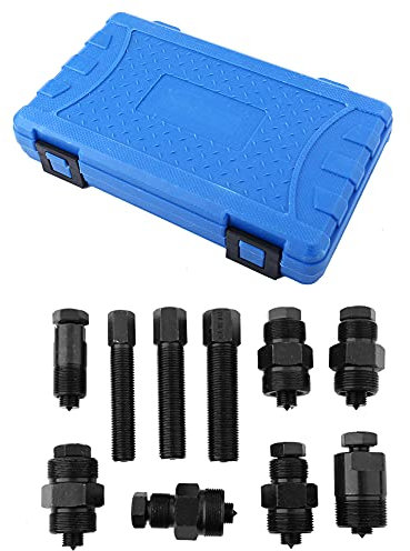 SOULONG Juego de 10 Extractores de Volante de Moto, Acero al Carbono de Extractor de Volante de Motocicleta Herramientas Moto para Scooter Moto Bicicleta M14-M28